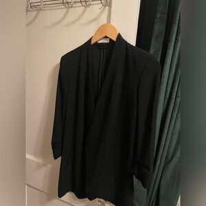 Babaton black open front Power Blazer in size 6